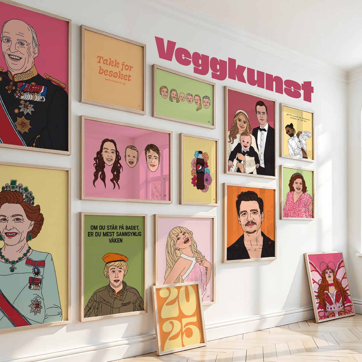 Veggkunst