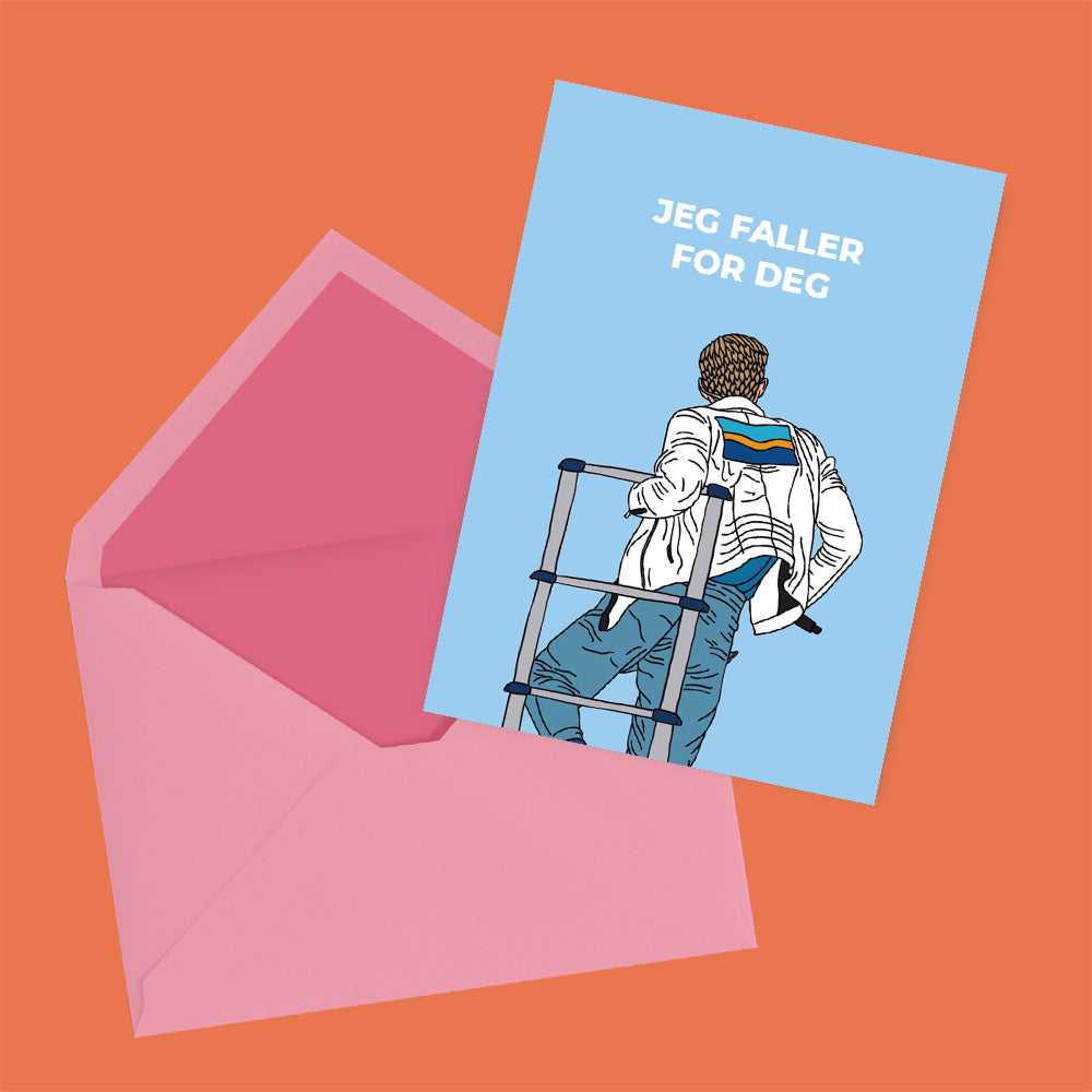 Faller for deg - Valentines-kort image 0