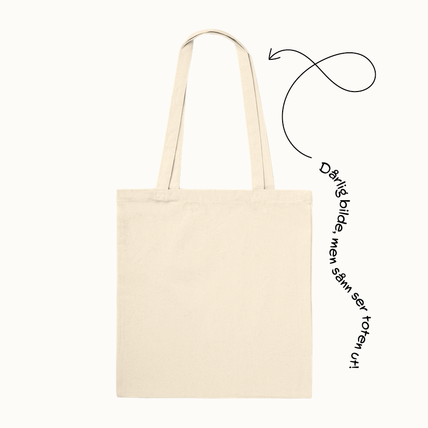 Definitivt forsinka-totebag image 2