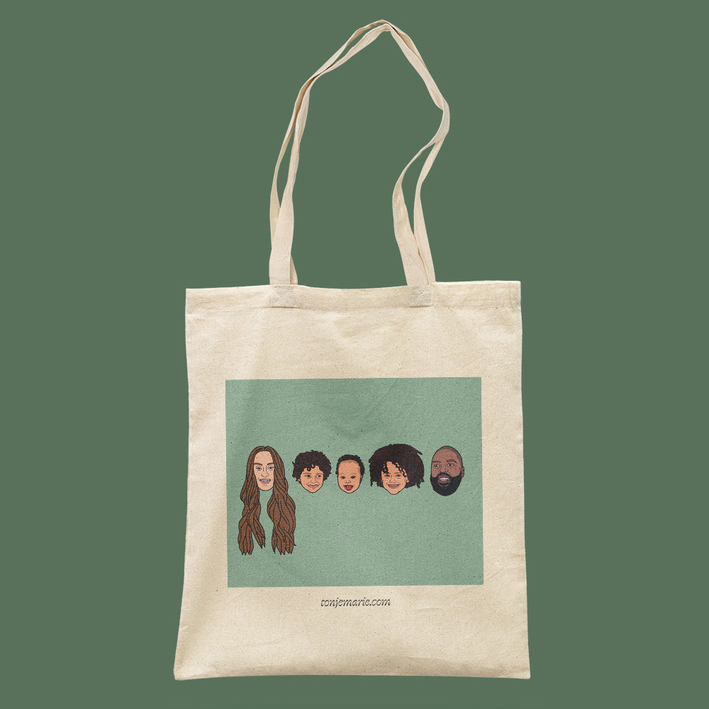Totebag med personlig portrett image 1