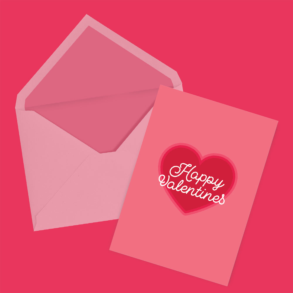 Happy Valentines - Valentines-kort image 0