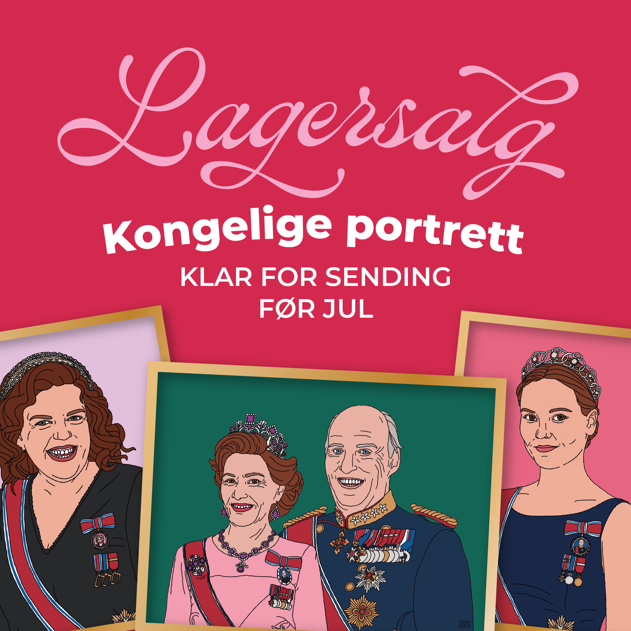 Lagersalg: Kongelige portrett image 0