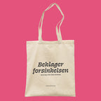 Beklager forsinkelsen-totebag image 1