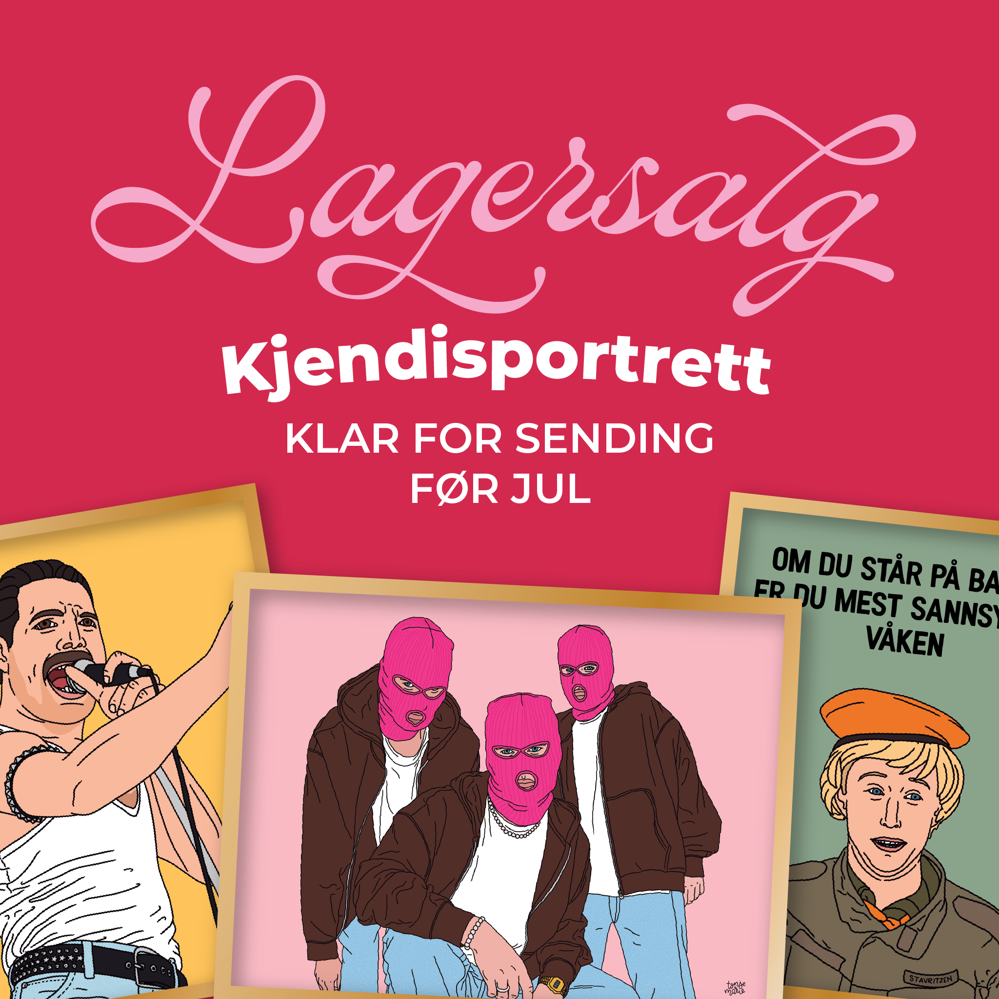 Lagersalg: Kjendisportrett image 0