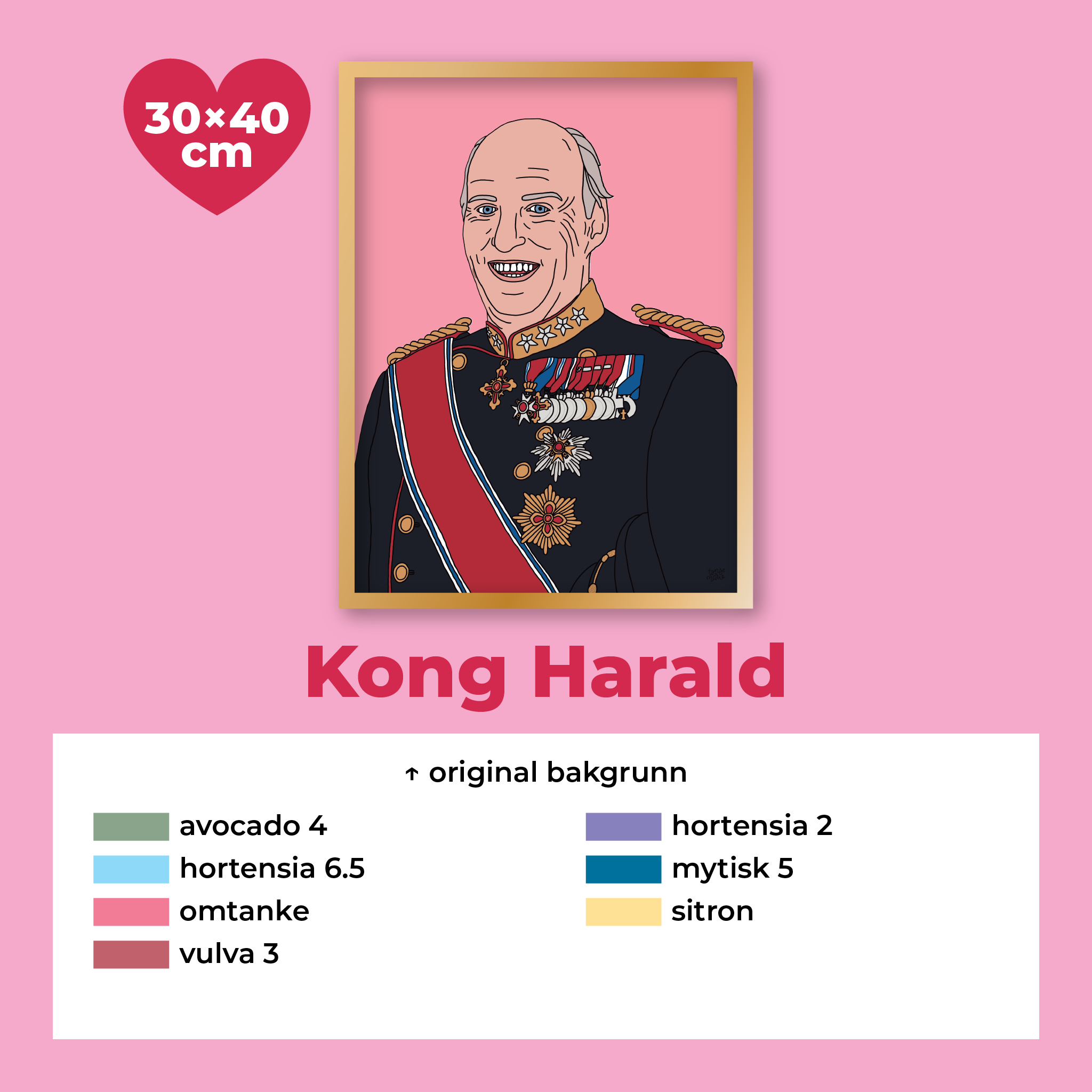 Lagersalg: Kongelige portrett image