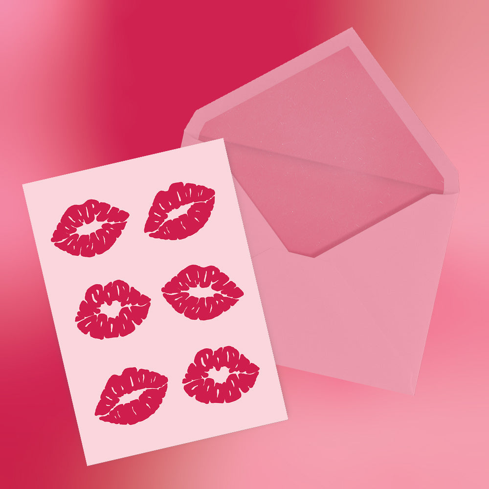 Kyssesjuka - Valentines-kort image 0