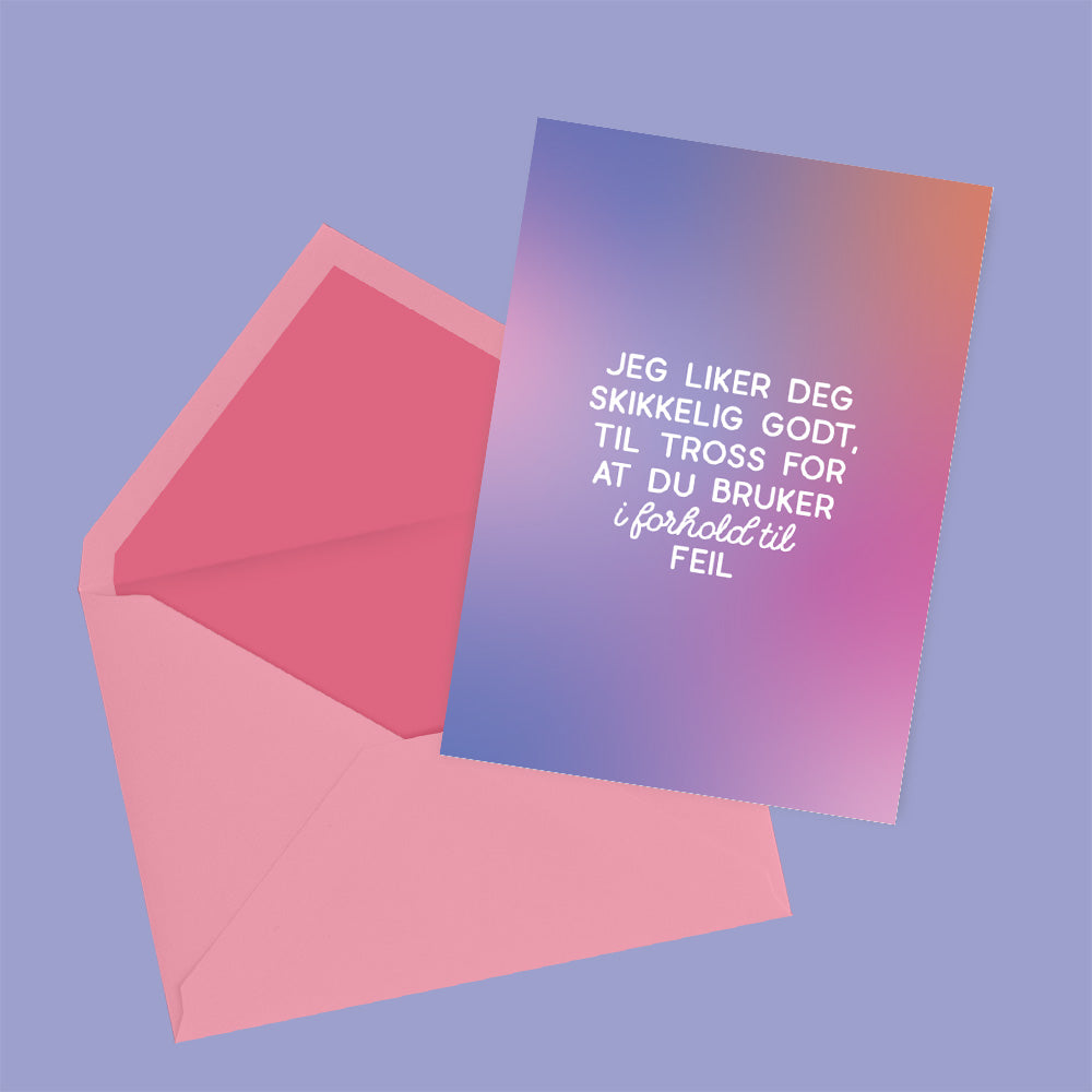 I forhold til - Valentines-kort image 0