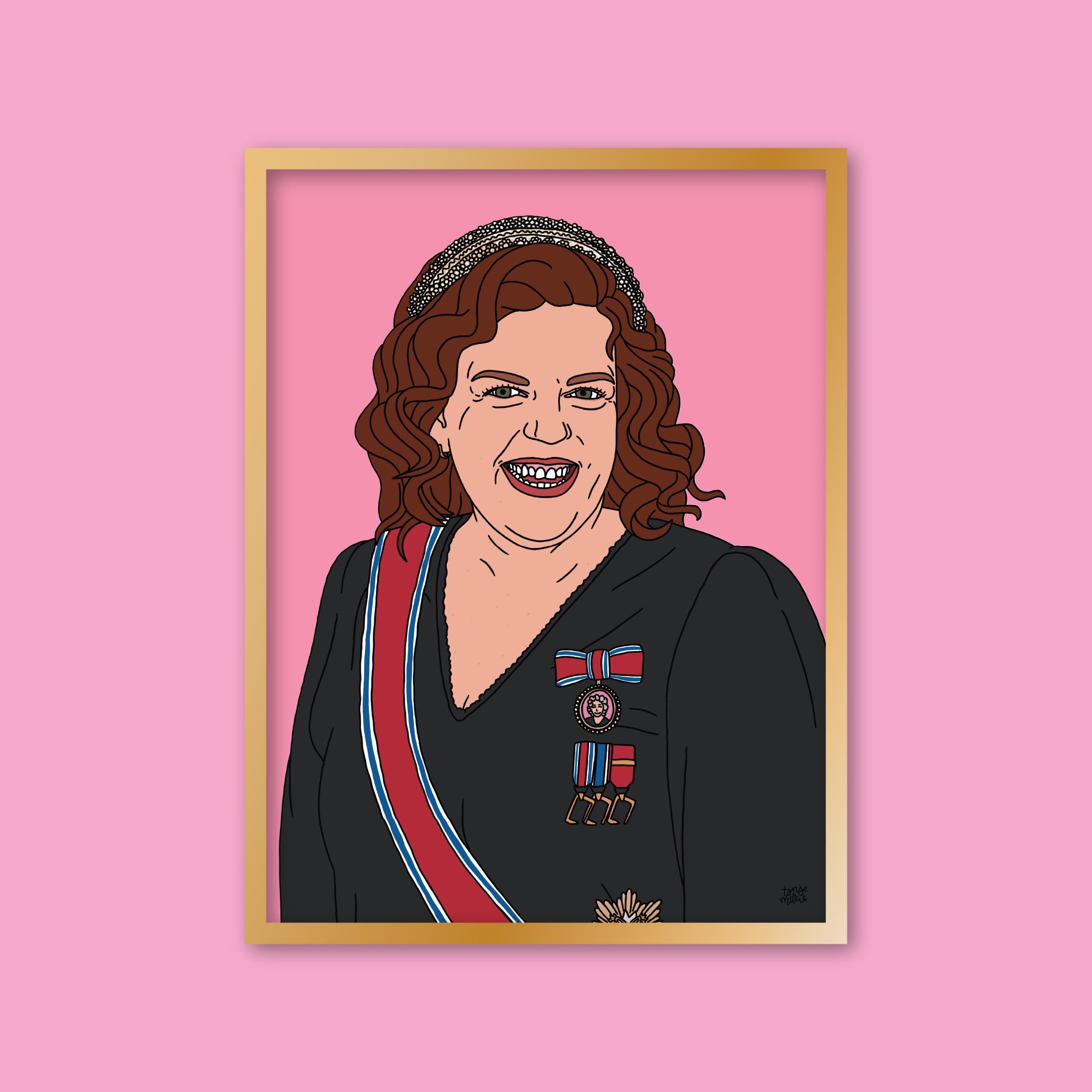 Lagersalg: Kongelige portrett