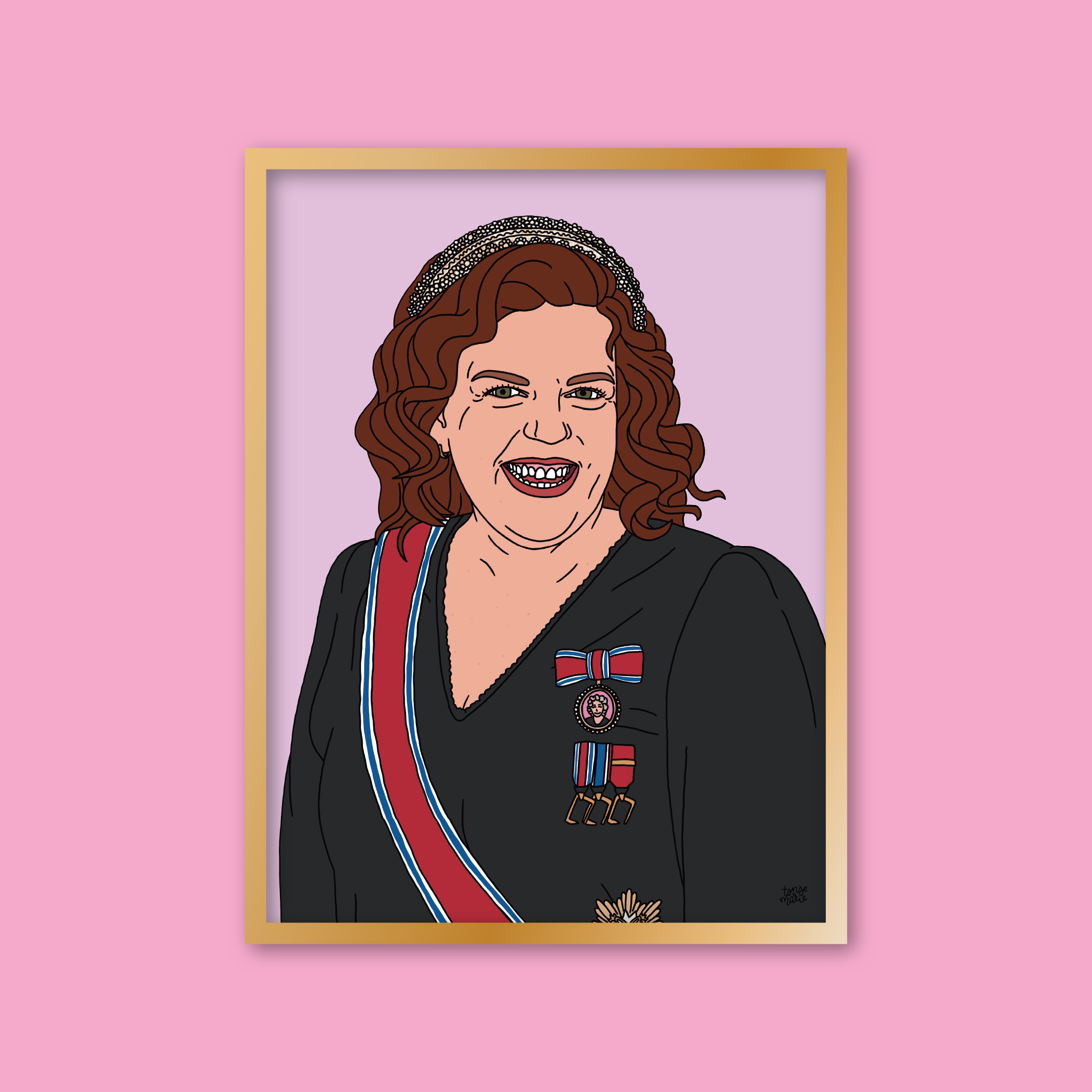 Lagersalg: Kongelige portrett