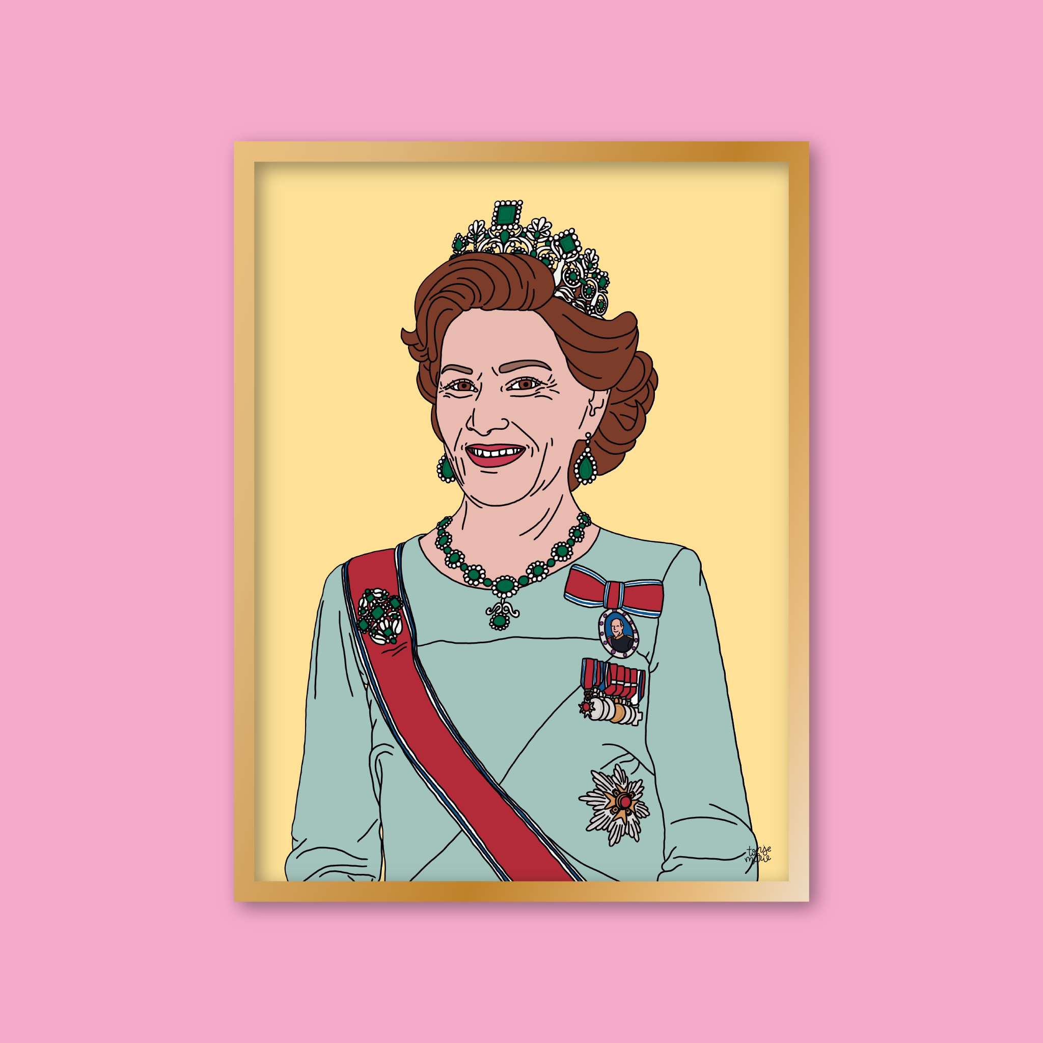 Lagersalg: Kongelige portrett