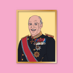Lagersalg: Kongelige portrett
