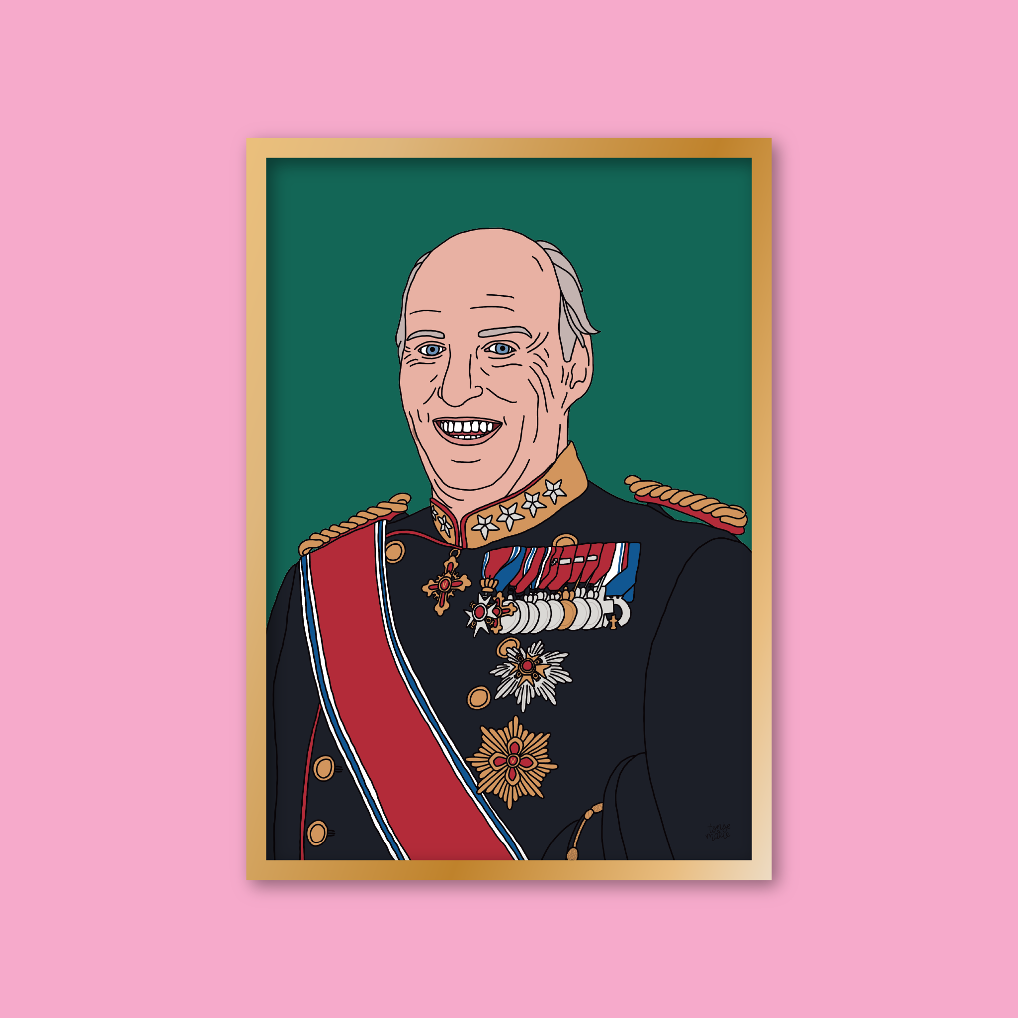 Lagersalg: Kongelige portrett