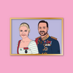 Lagersalg: Kongelige portrett