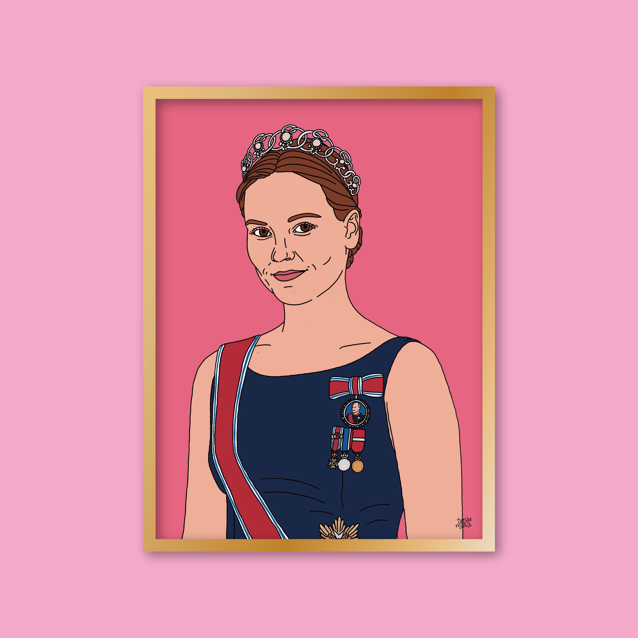 Lagersalg: Kongelige portrett