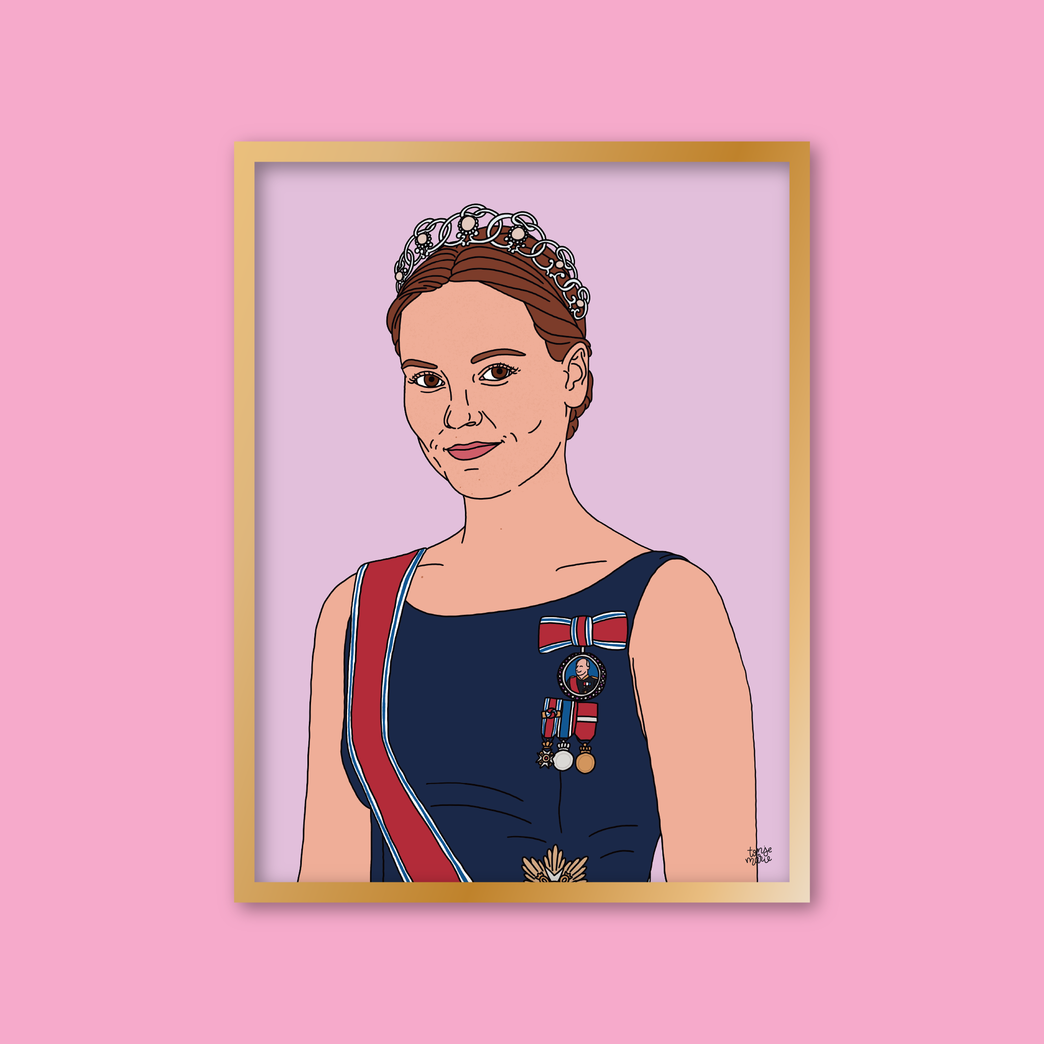 Lagersalg: Kongelige portrett