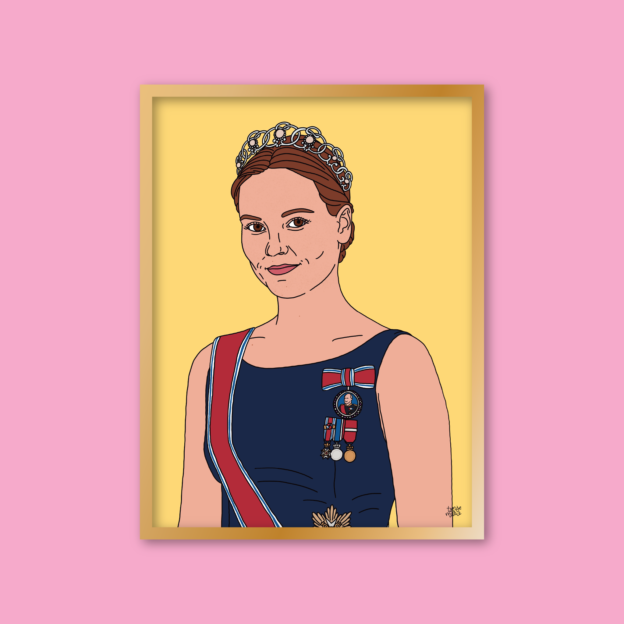 Lagersalg: Kongelige portrett